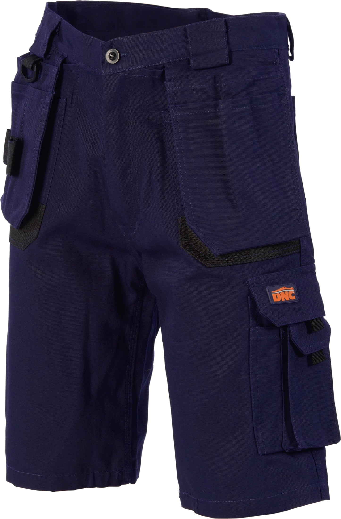 Duratex Cotton Duck Weave Tradies Cargo Shorts - with twin holster tool pocket