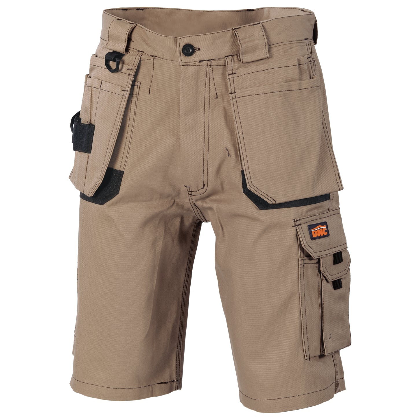 Duratex Cotton Duck Weave Tradies Cargo Shorts - with twin holster tool pocket