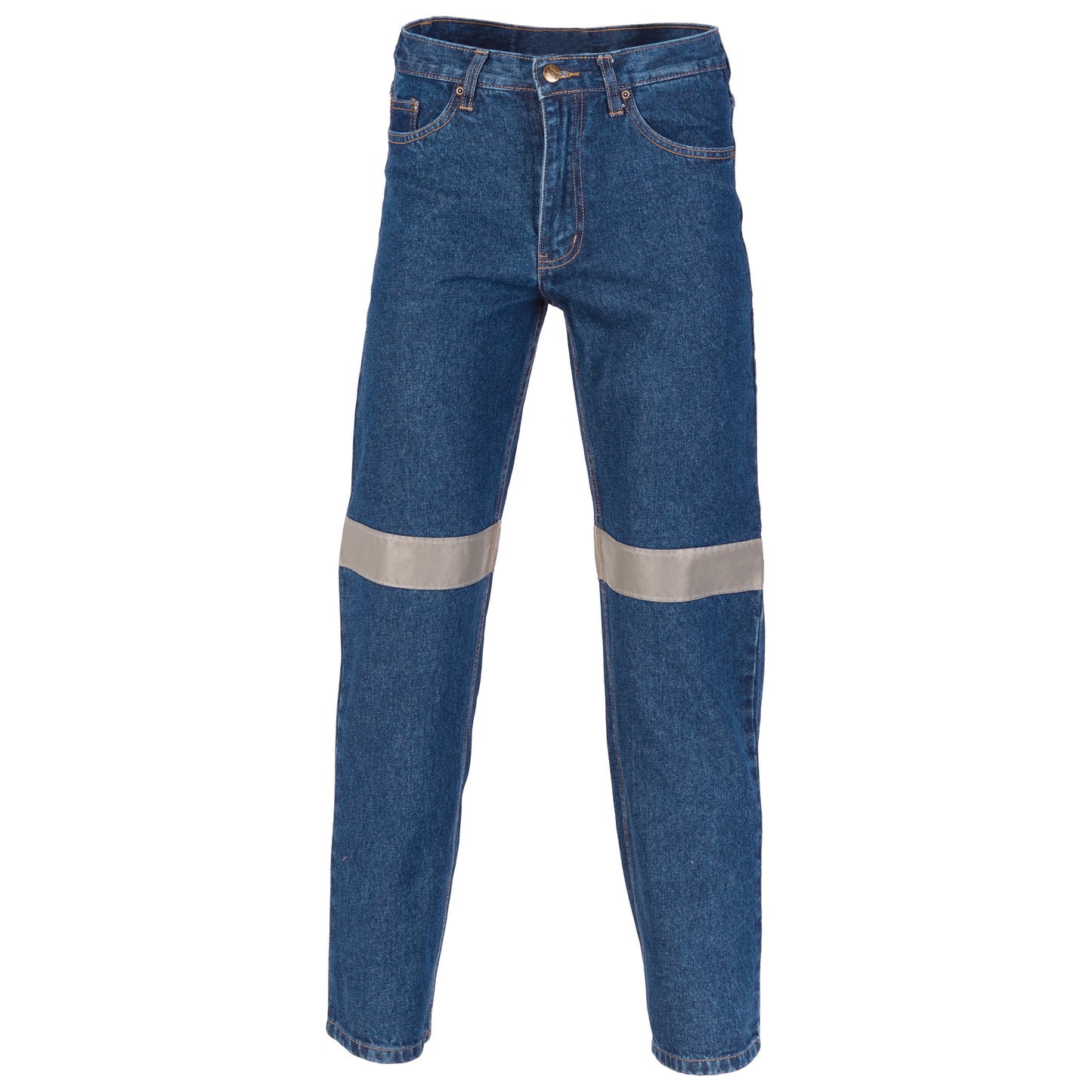 Taped Denim Stretch Jeans