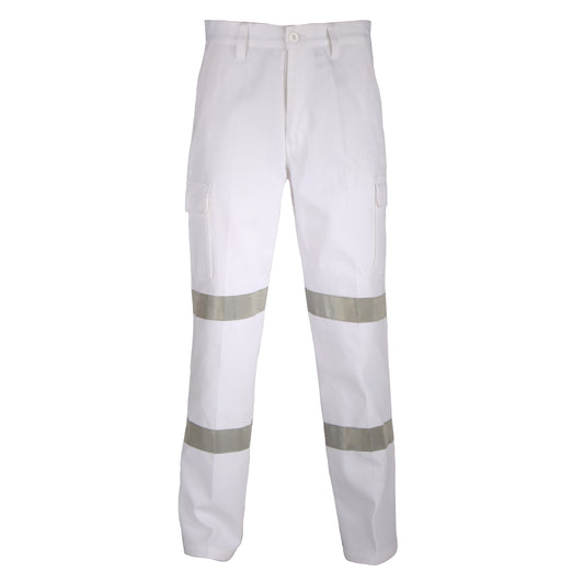 DOUBLE HOOPS TAPED CARGO PANTS.