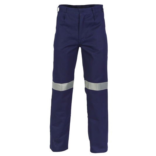 Cotton Drill Pants With 3M R/Tape