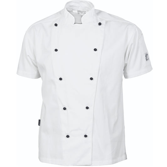 Cool-Breeze Cotton Chef Jacket - Short Sleeve